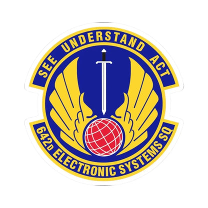 642d Electronic Systems Squadron (U.S. Air Force) STICKER Vinyl Kiss-Cut Decal 2 Inch White - The Sticker Space