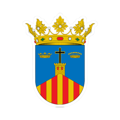 Escudo de Malón (Spain) (Coat of Arms) STICKER Vinyl Kiss-Cut Decal