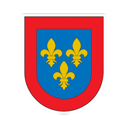 Armas de Borbón-Anjou (Spain) (Coat of Arms) STICKER Vinyl Kiss-Cut Decal