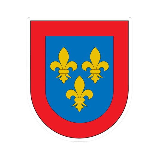 Armas de Borbón-Anjou (Spain) (Coat of Arms) STICKER Vinyl Kiss-Cut Decal