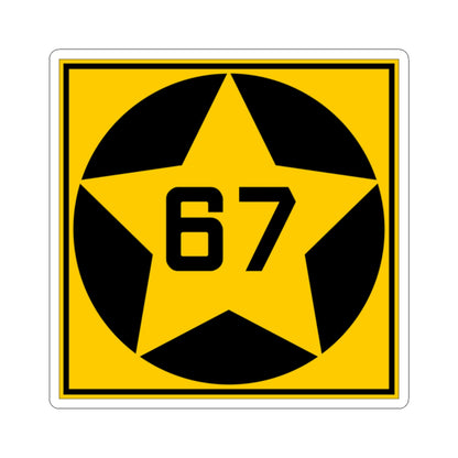 MN-67 1920 (Minnesota) (Road Sign) STICKER Vinyl Kiss-Cut Decal