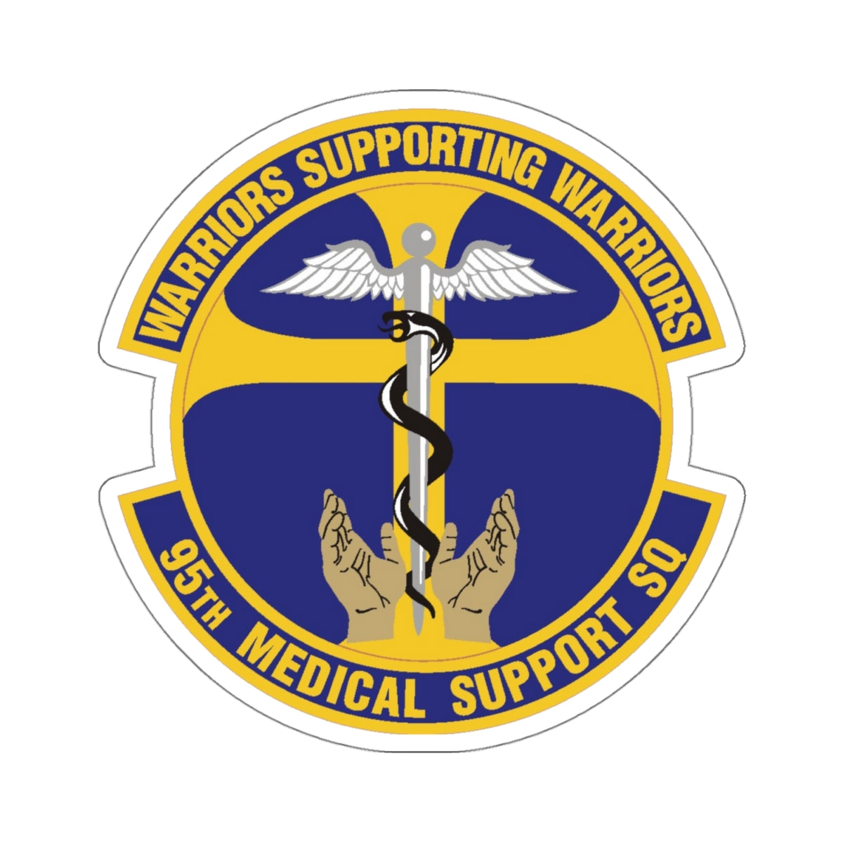 95th Medical Support Squadron (U.S. Air Force) STICKER Vinyl Kiss-Cut Decal