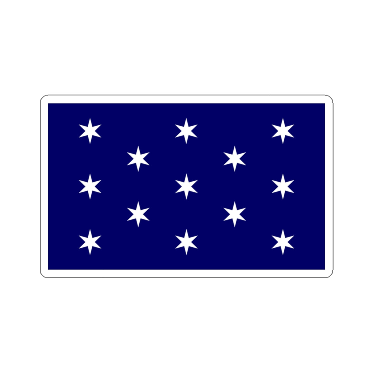 Flag of Washington, New York - STICKER Vinyl Kiss-Cut Decal