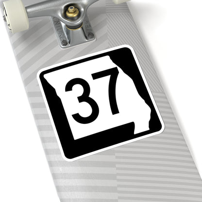 MO-37 (Missouri) (Road Sign) STICKER Vinyl Kiss-Cut Decal
