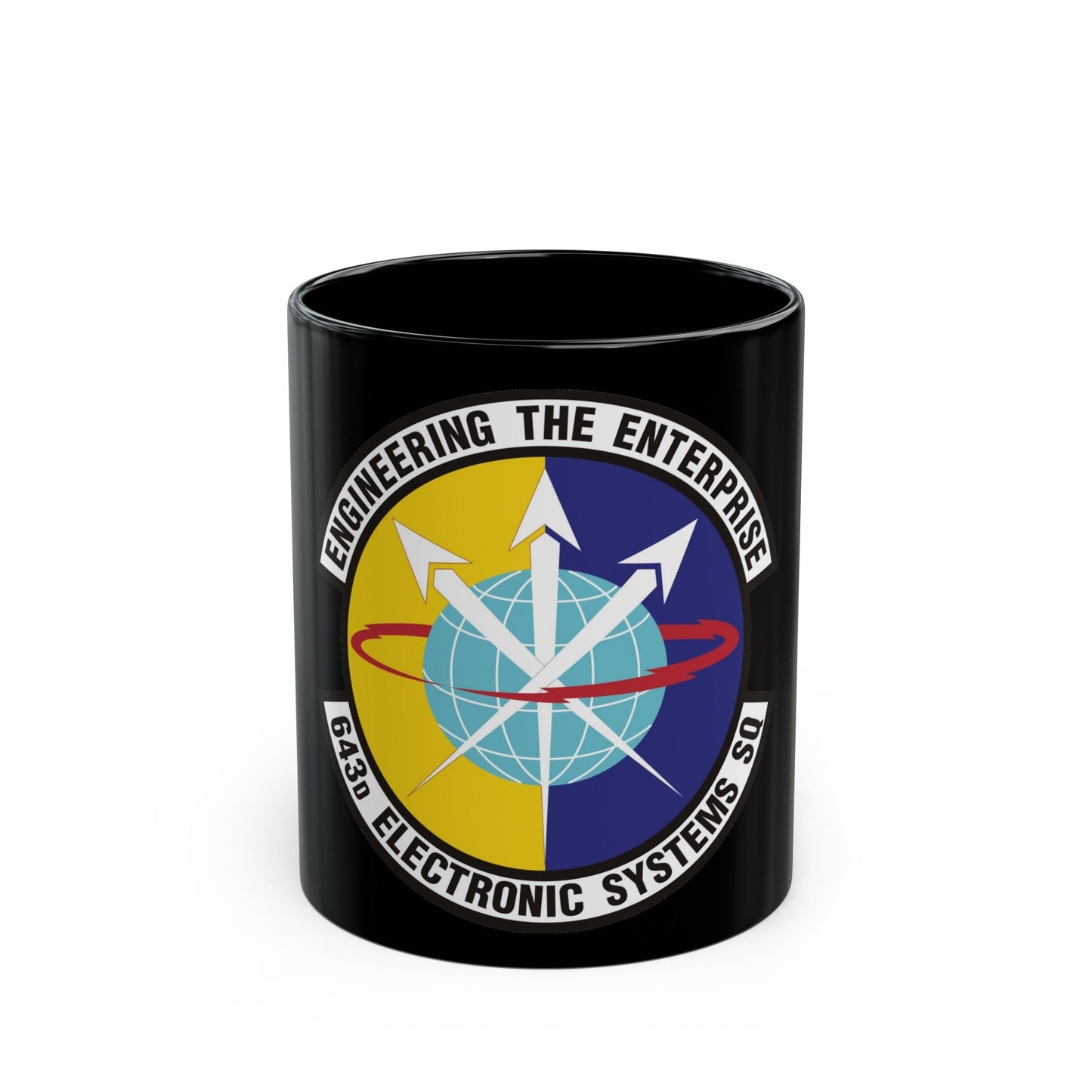 643d Electronic Systems Squadron (U.S. Air Force) Black Coffee Mug-11oz-The Sticker Space