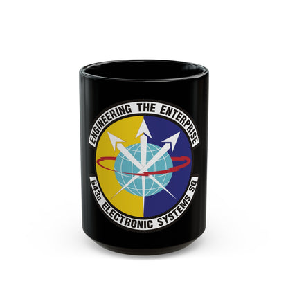 643d Electronic Systems Squadron (U.S. Air Force) Black Coffee Mug-15oz-The Sticker Space