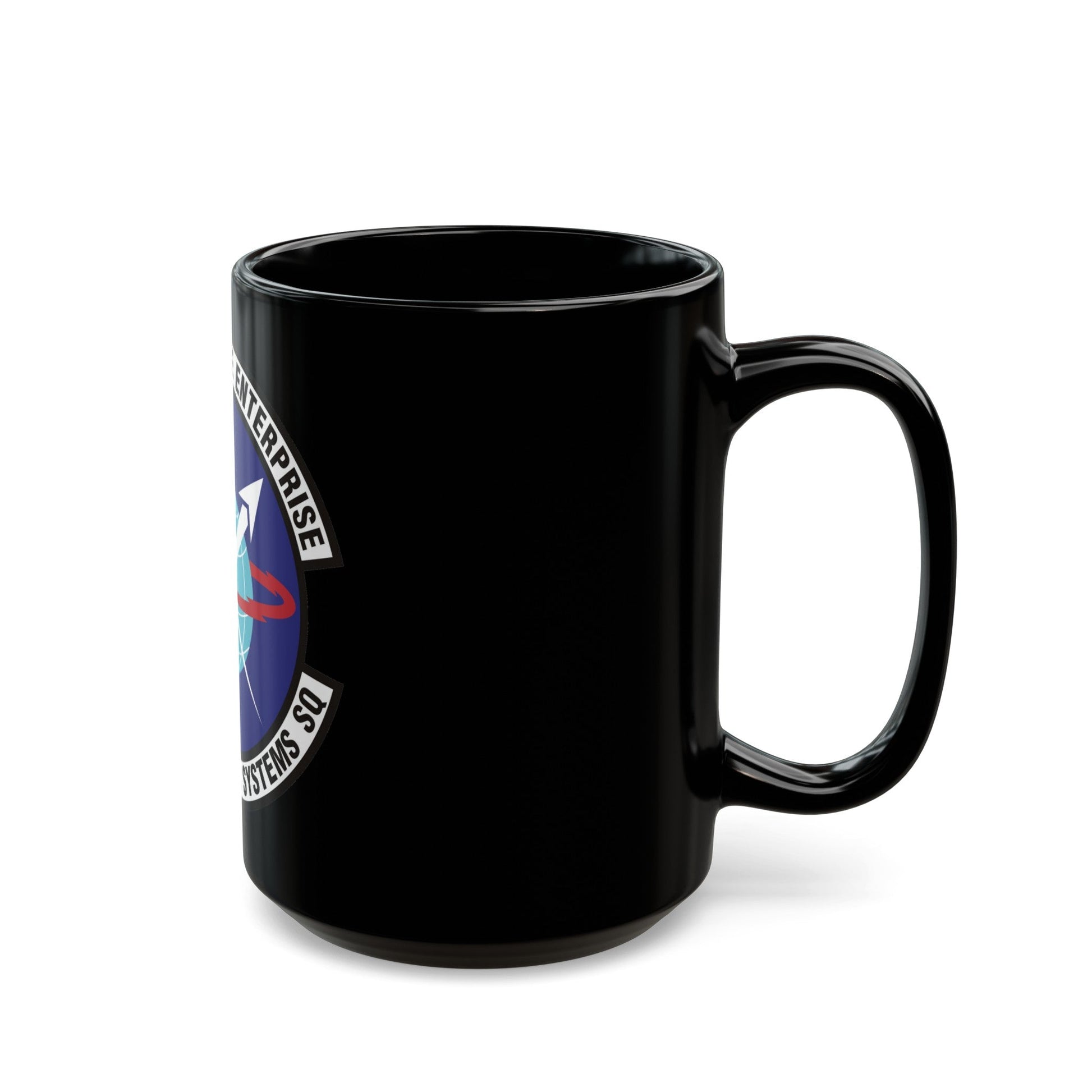 643d Electronic Systems Squadron (U.S. Air Force) Black Coffee Mug-The Sticker Space