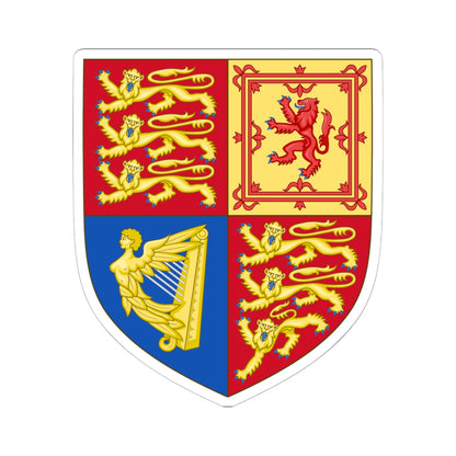 Arms of the United Kingdom since 1837 (United Kingdom) (Coat of Arms) STICKER Vinyl Kiss-Cut Decal