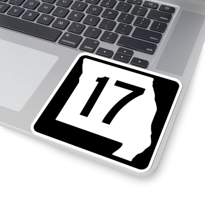 MO-17 (Missouri) (Road Sign) STICKER Vinyl Kiss-Cut Decal