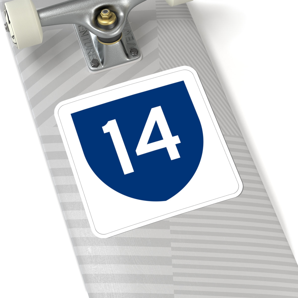 PR primary 14 (Puerto Rico) (Road Sign) STICKER Vinyl Kiss-Cut Decal