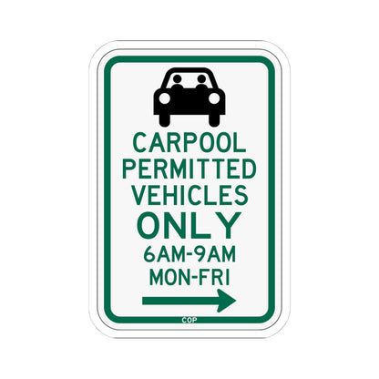 PBOT Road sign P4451R (Oregon) (Road Sign) STICKER Vinyl Kiss-Cut Decal