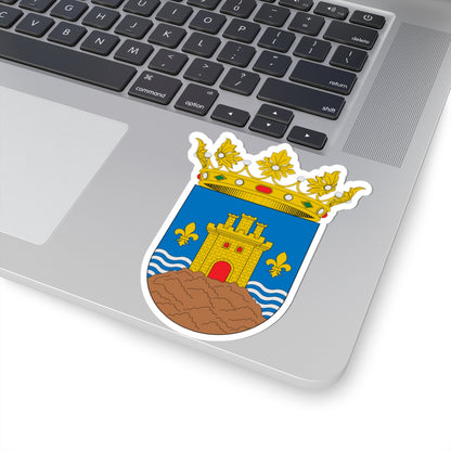 Escudo de Peñíscola (Spain) (Coat of Arms) STICKER Vinyl Kiss-Cut Decal