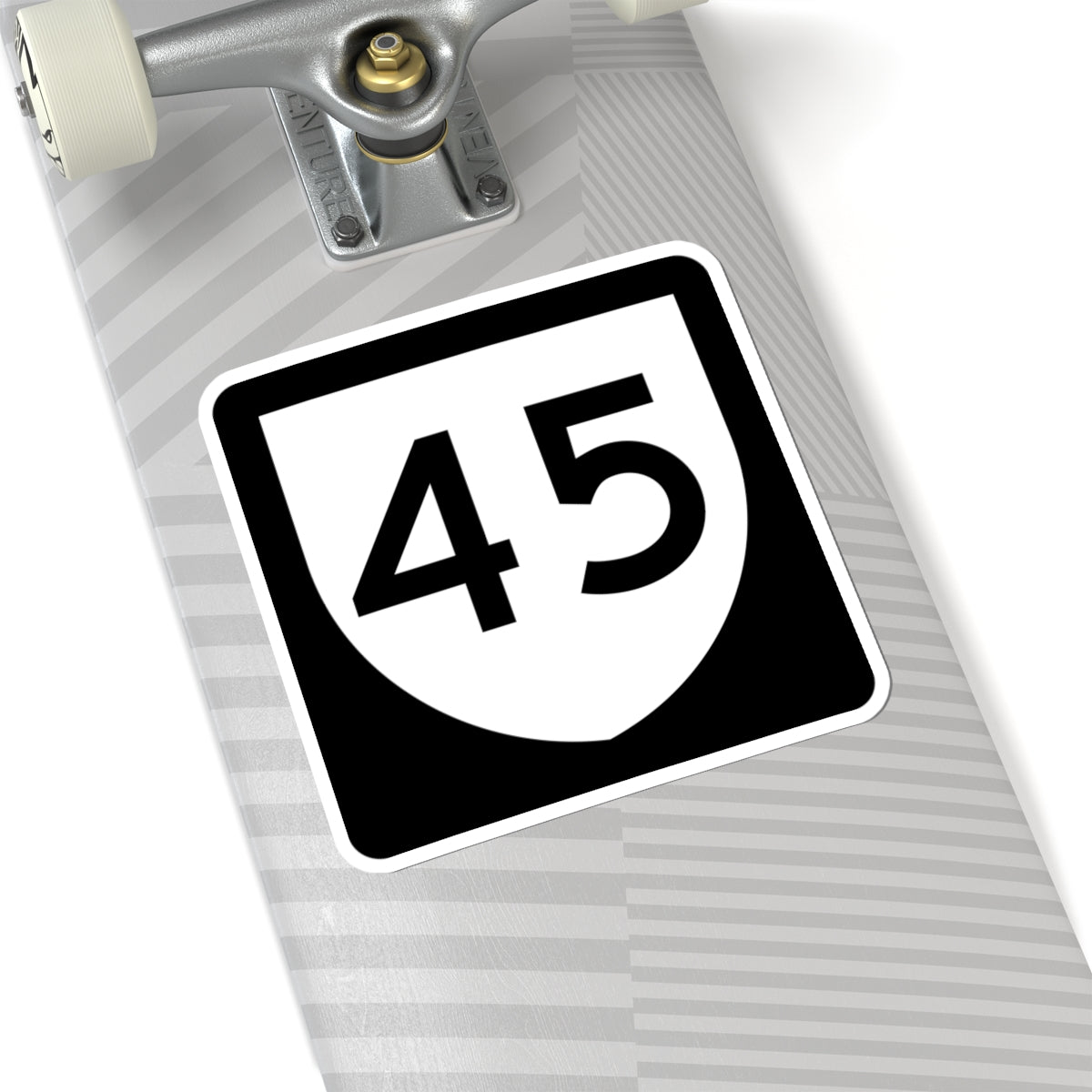 PR urban primary 45 (Puerto Rico) (Road Sign) STICKER Vinyl Kiss-Cut Decal