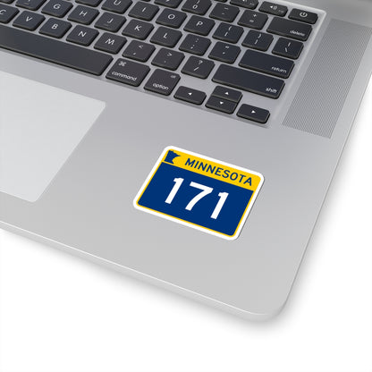 MN-171 wide (Minnesota) (Road Sign) STICKER Vinyl Kiss-Cut Decal