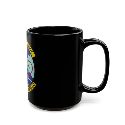 644th Combat Communications Squadron (U.S. Air Force) Black Coffee Mug-The Sticker Space