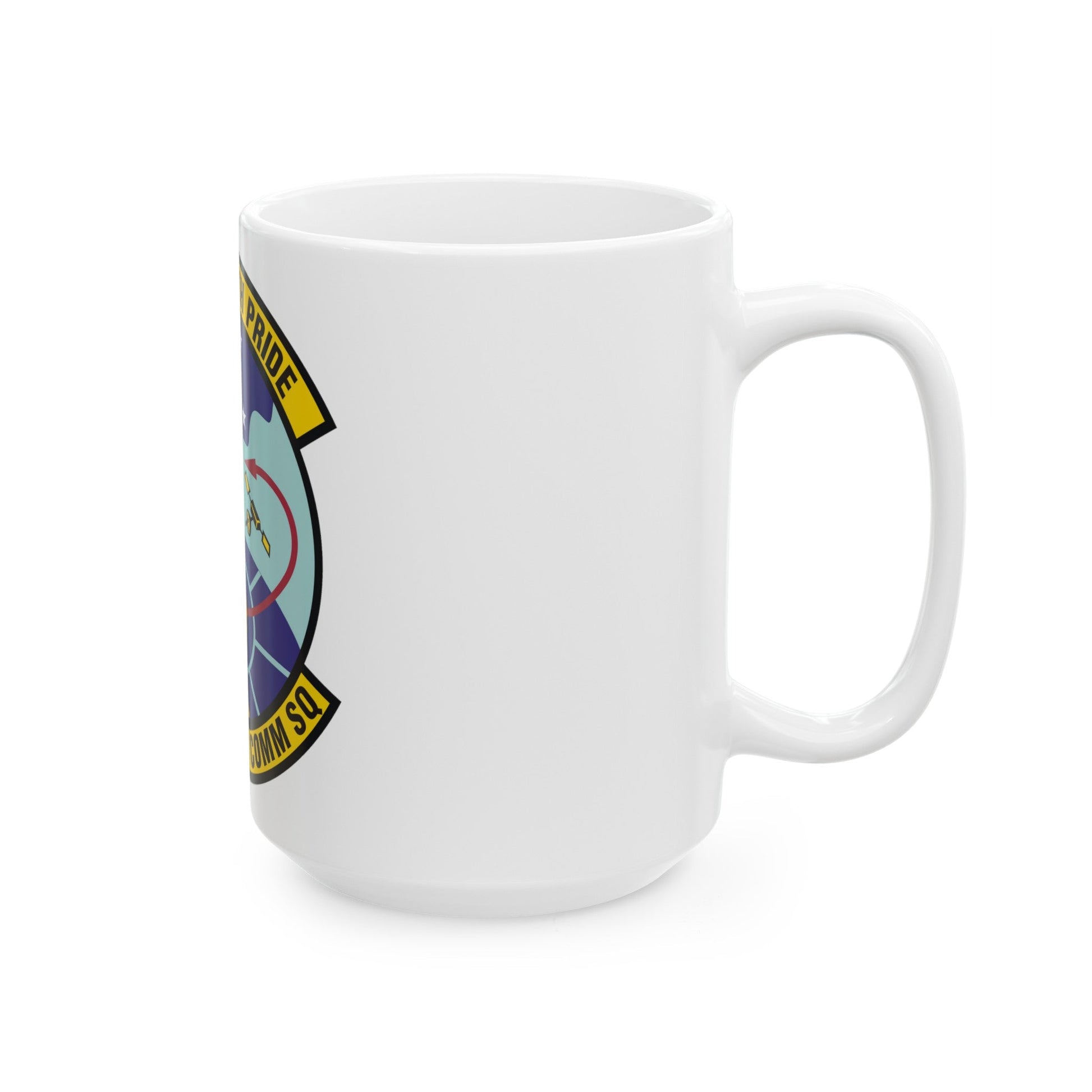 644th Combat Communications Squadron (U.S. Air Force) White Coffee Mug-The Sticker Space