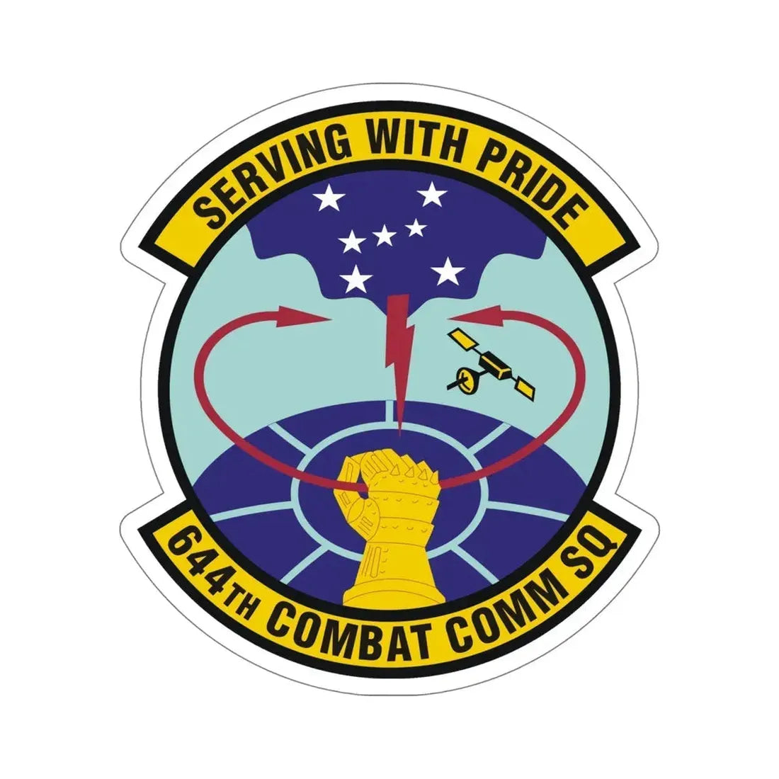 644th Combat Communications Squadron (U.S. Air Force) STICKER Vinyl Die-Cut Decal - The Sticker Space