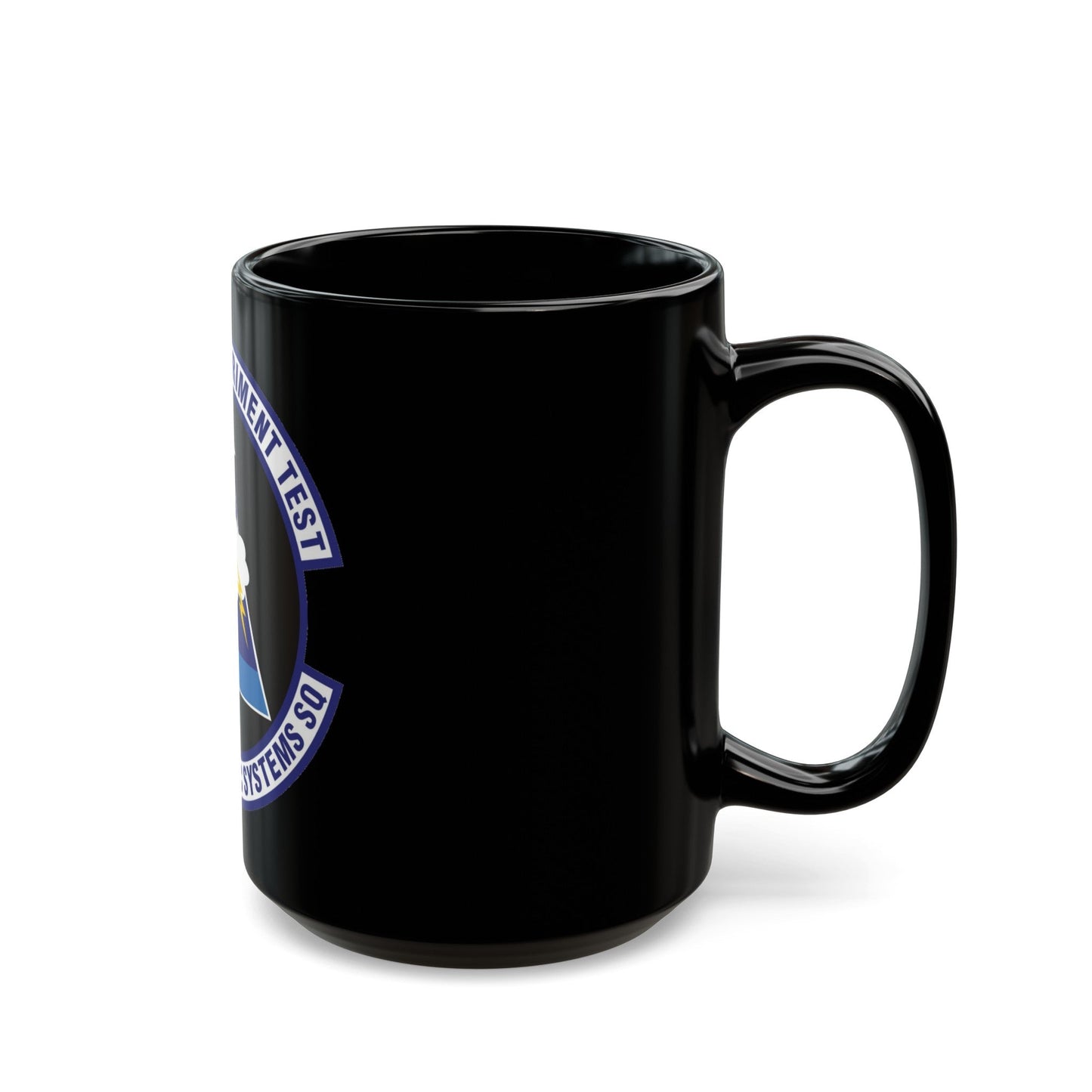 644th Electronic Systems Squadron (U.S. Air Force) Black Coffee Mug-The Sticker Space