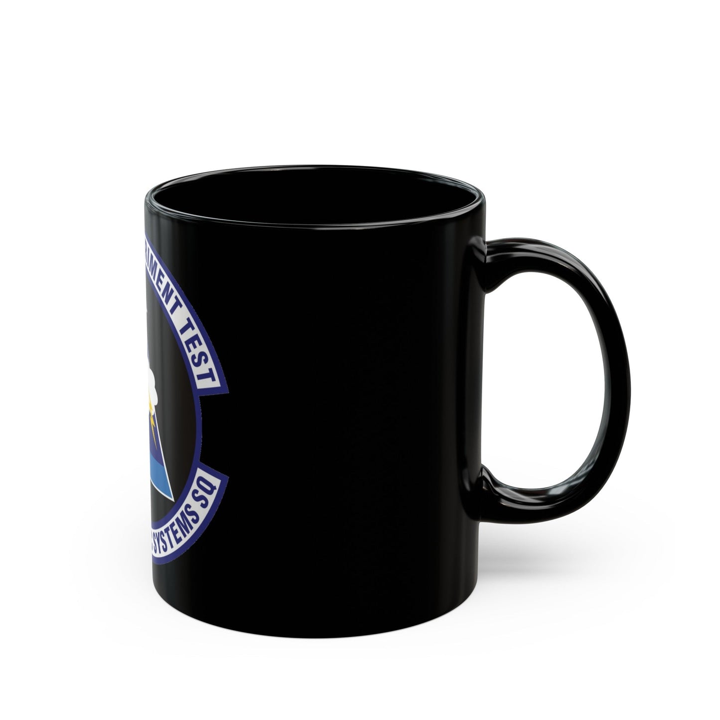 644th Electronic Systems Squadron (U.S. Air Force) Black Coffee Mug-The Sticker Space