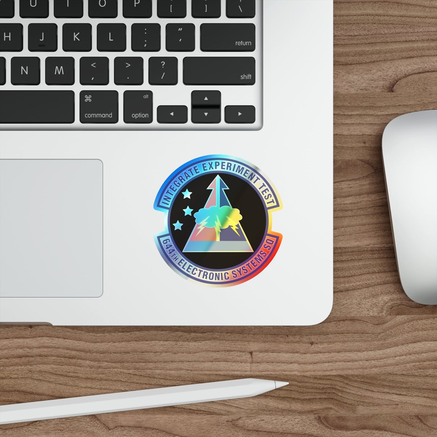 644th Electronic Systems Squadron (U.S. Air Force) Holographic STICKER Die-Cut Vinyl Decal-The Sticker Space