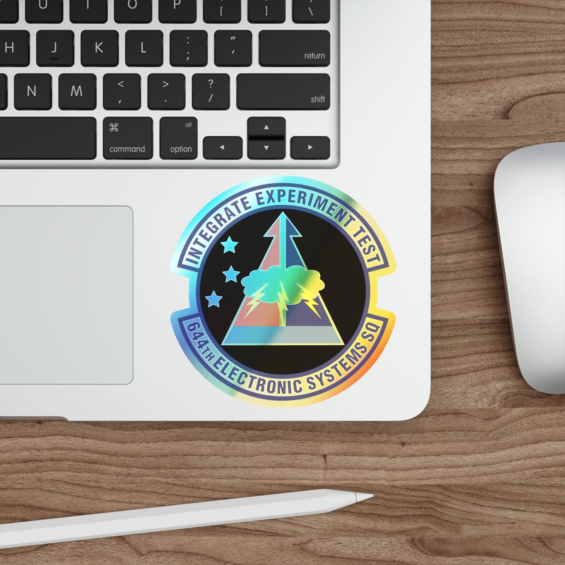 644th Electronic Systems Squadron (U.S. Air Force) Holographic STICKER Die-Cut Vinyl Decal-The Sticker Space