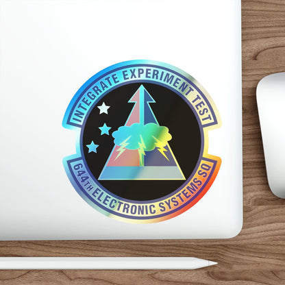 644th Electronic Systems Squadron (U.S. Air Force) Holographic STICKER Die-Cut Vinyl Decal-The Sticker Space