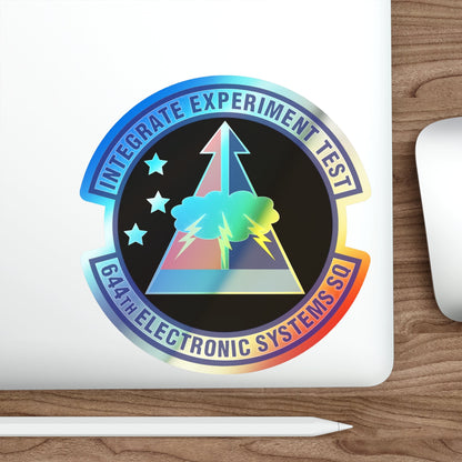 644th Electronic Systems Squadron (U.S. Air Force) Holographic STICKER Die-Cut Vinyl Decal-The Sticker Space