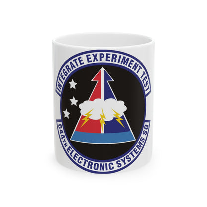 644th Electronic Systems Squadron (U.S. Air Force) White Coffee Mug-11oz-The Sticker Space