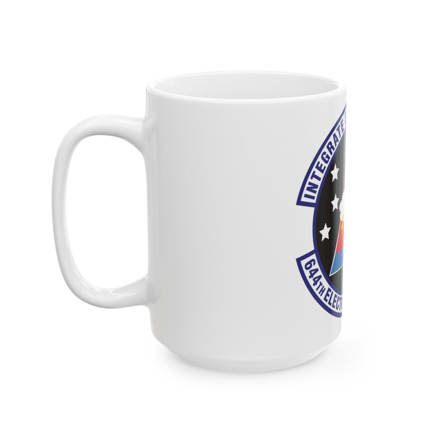 644th Electronic Systems Squadron (U.S. Air Force) White Coffee Mug-The Sticker Space