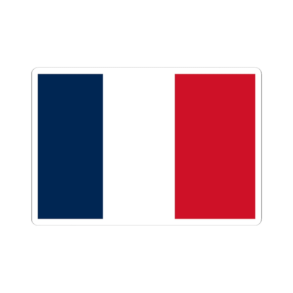 Ensign of France (France) STICKER Vinyl Kiss-Cut Decal