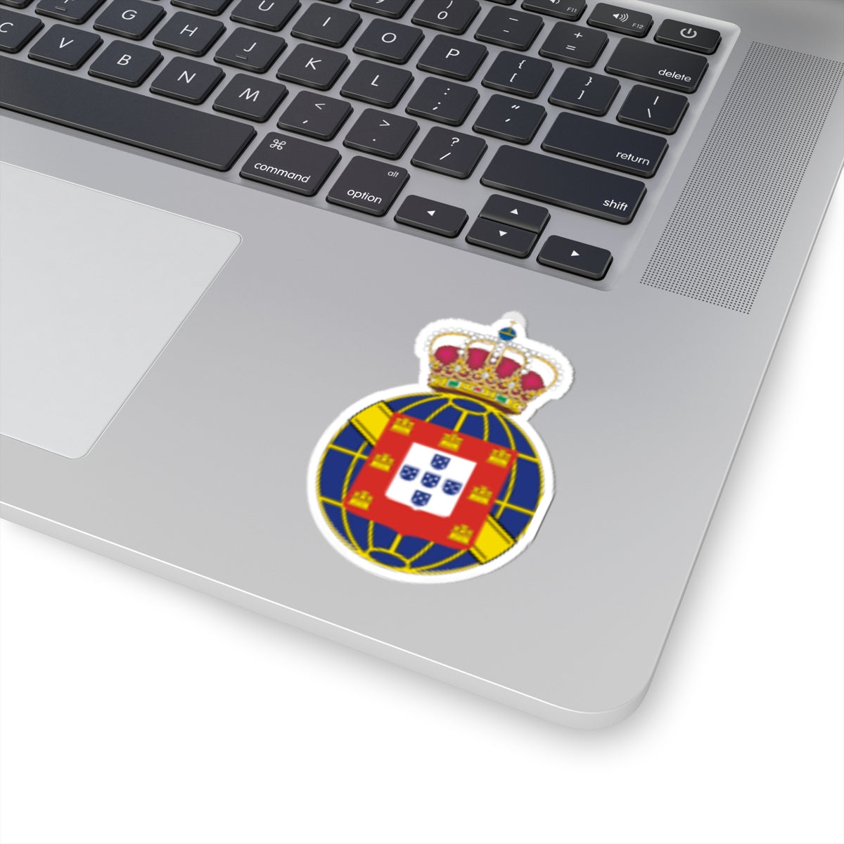 Armas Reino Unido Portugal Brasil Algarves (Portugal) (Coat of Arms) STICKER Vinyl Kiss-Cut Decal