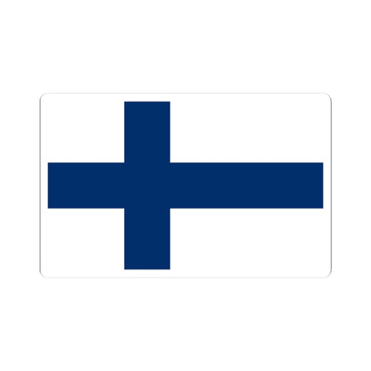 Flag of Finland (Finland) STICKER Vinyl Kiss-Cut Decal