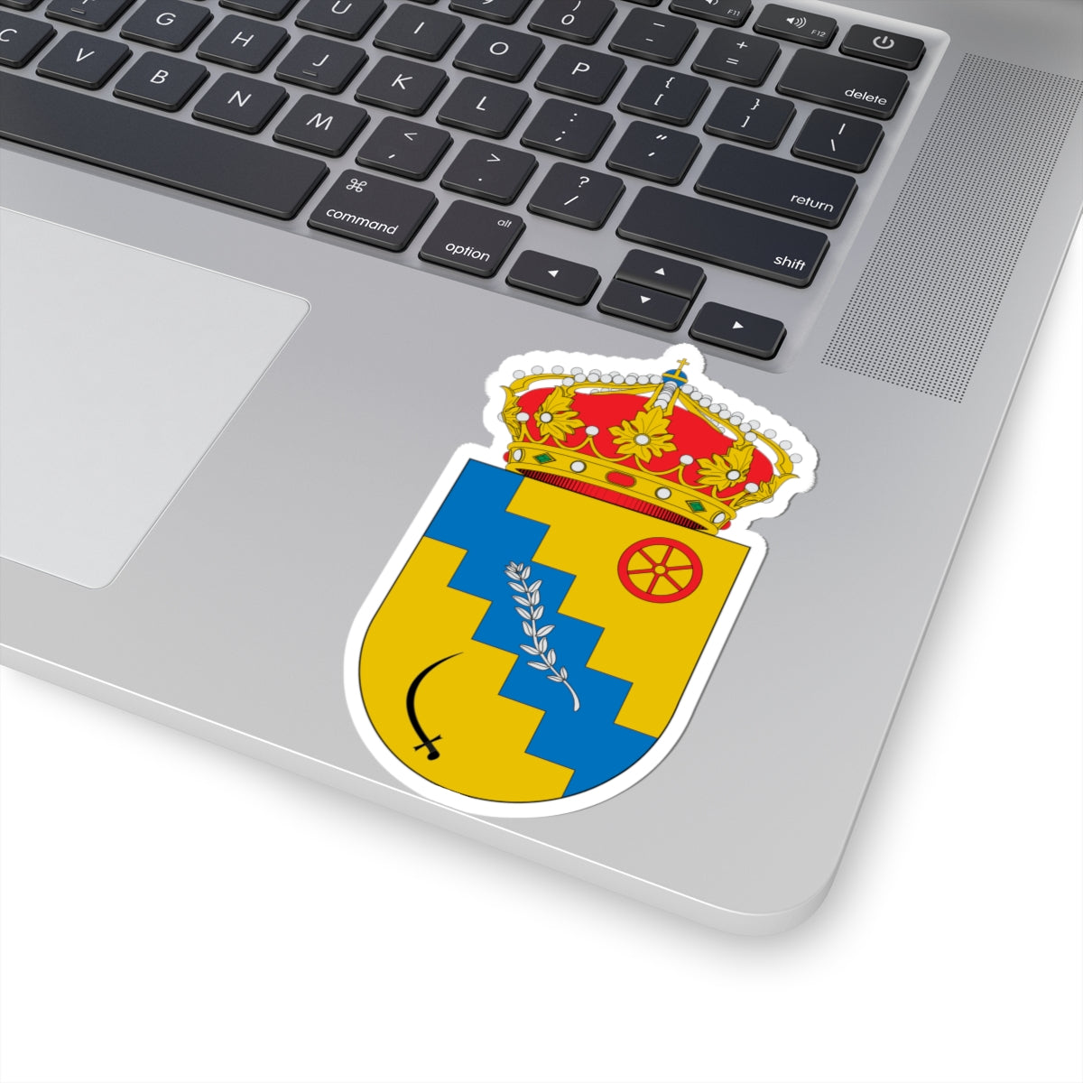 Escudo de Lagata (Spain) (Coat of Arms) STICKER Vinyl Kiss-Cut Decal
