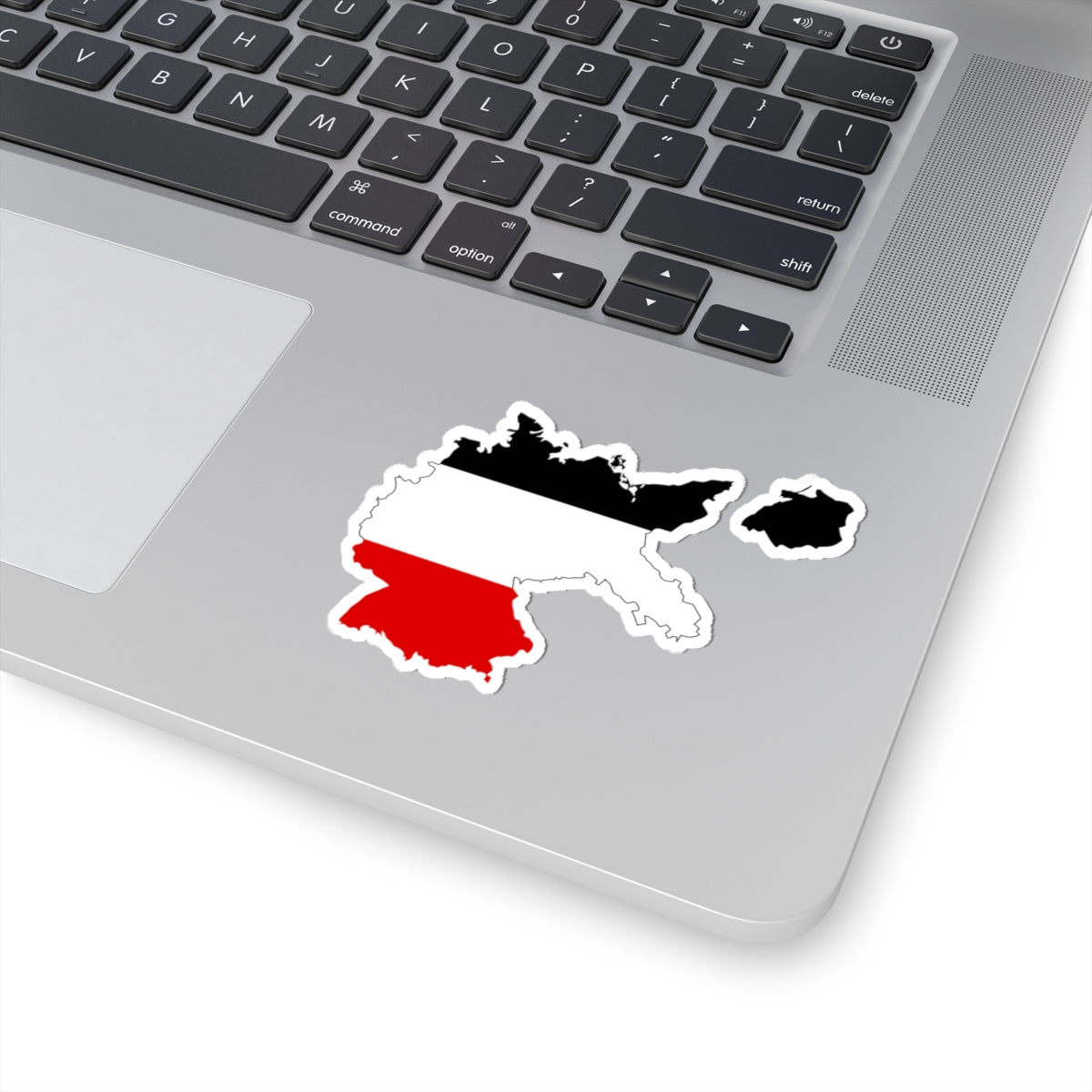 Flag map of Germany 1933 (Germany) STICKER Vinyl Kiss-Cut Decal