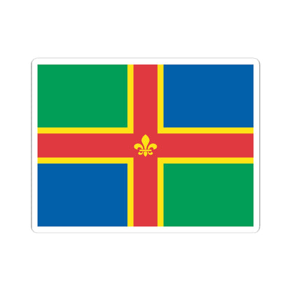 Flag of Lincolnshire (England) STICKER Vinyl Kiss-Cut Decal
