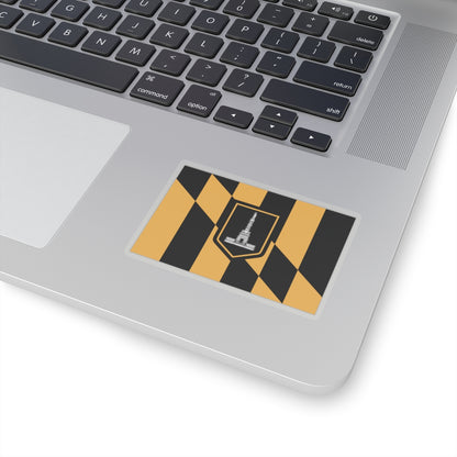 Flag of Baltimore, Maryland - STICKER Vinyl Kiss-Cut Decal