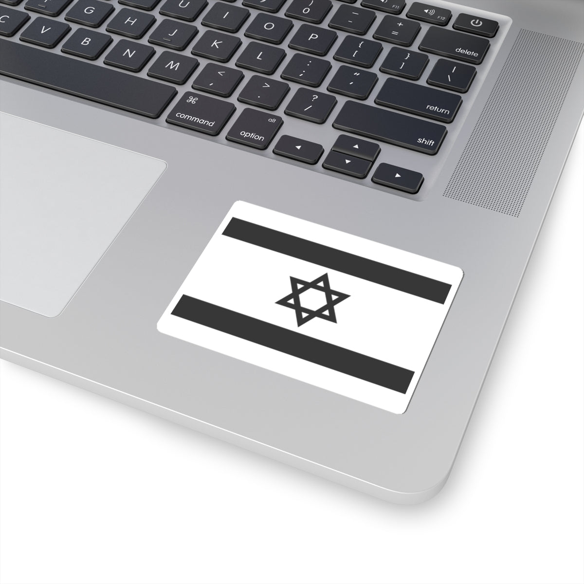 Flag of Israel - White (Israel) STICKER Vinyl Kiss-Cut Decal
