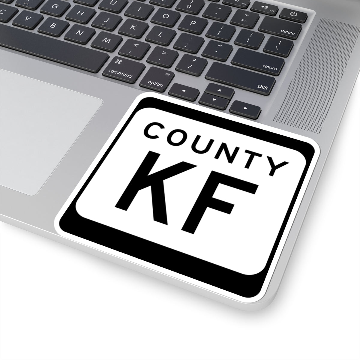 WIS County KF (Wisconsin) (Road Sign) STICKER Vinyl Kiss-Cut Decal