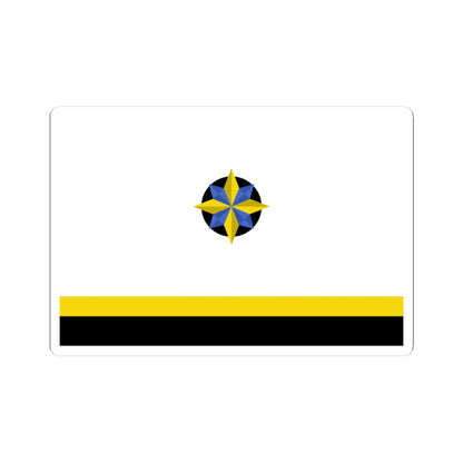 Flag of Kovdorsky rayon Murmansk oblast (Russia) STICKER Vinyl Kiss-Cut Decal