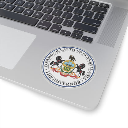 Seal of the Governor of Pennsylvania - STICKER Vinyl Kiss-Cut Decal