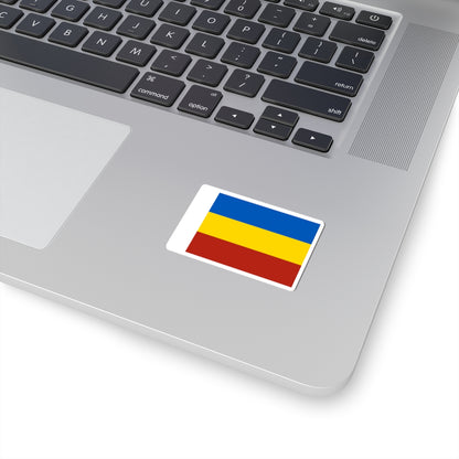Flag of Rostov Oblast (Russia) STICKER Vinyl Kiss-Cut Decal