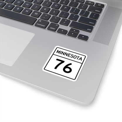 MN-76 1948 (Minnesota) (Road Sign) STICKER Vinyl Kiss-Cut Decal