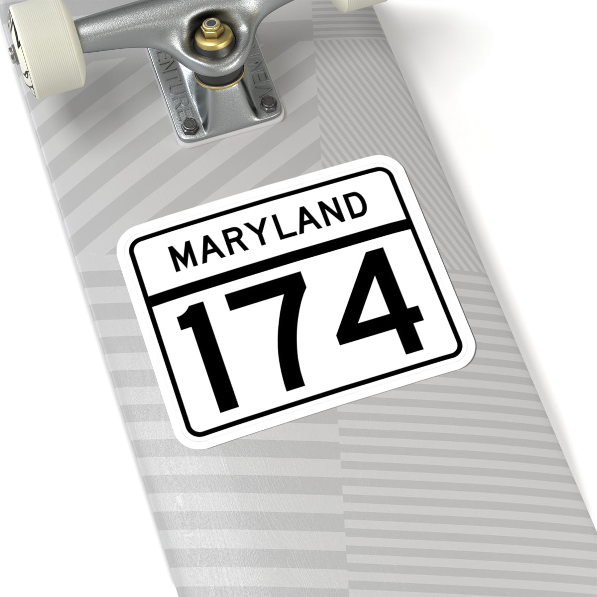 MD Route 174 (Maryland) (Road Sign) STICKER Vinyl Kiss-Cut Decal