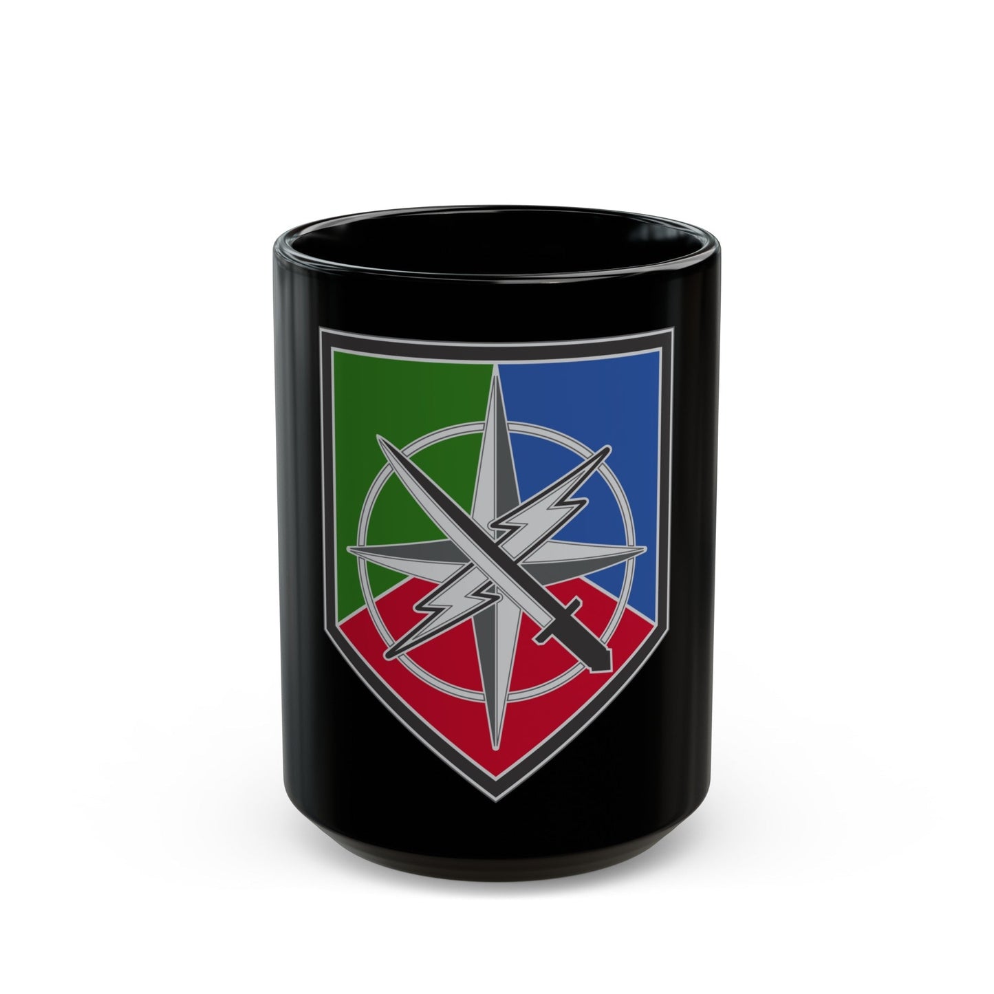 648 Maneuver Enhancement Brigade (U.S. Army) Black Coffee Mug-15oz-The Sticker Space