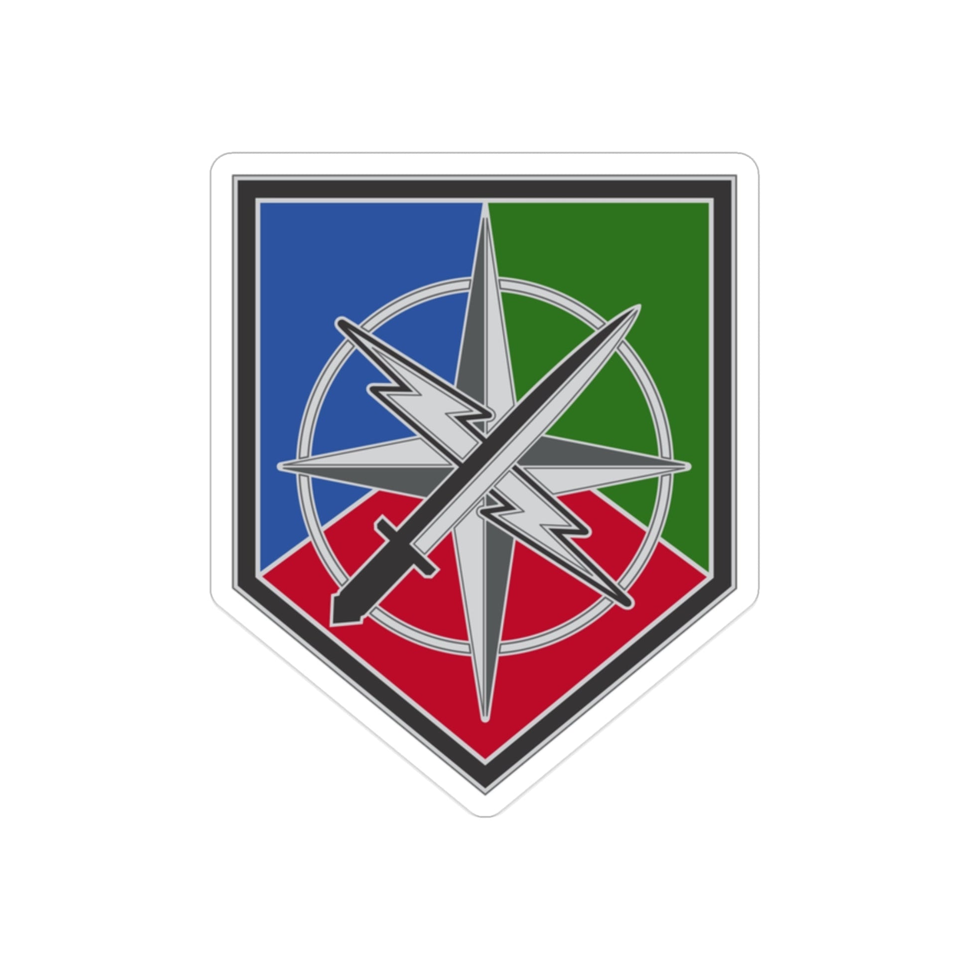 648 Maneuver Enhancement Brigade (U.S. Army) REVERSE PRINT Transparent STICKER-2 Inch-The Sticker Space