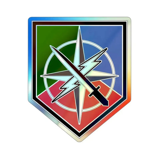 648 Maneuver Enhancement Brigade (U.S. Army) Holographic STICKER Die-Cut Vinyl Decal 6 Inch Holographic - The Sticker Space