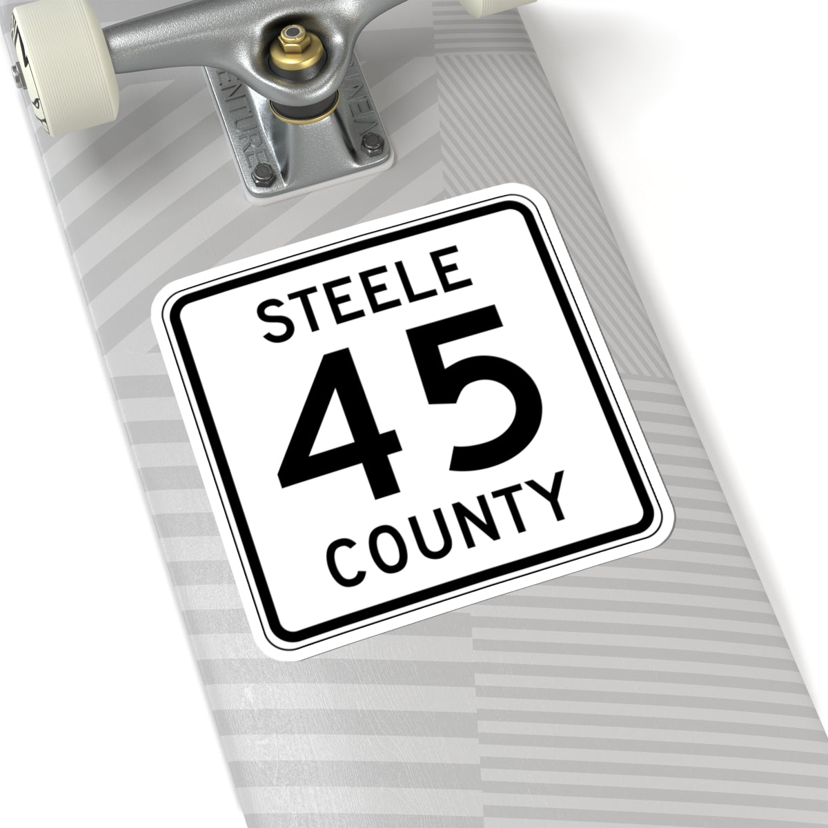 Steele County Route 45 MN (Minnesota) (Road Sign) STICKER Vinyl Kiss-Cut Decal