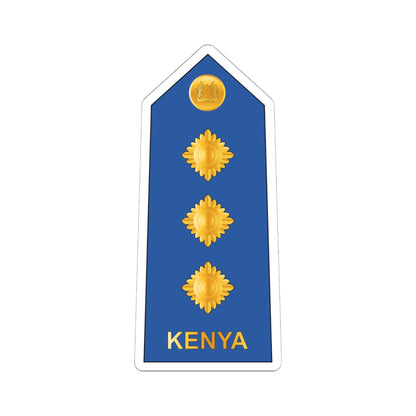09. Kenyan Air Force CAPT (Kenya) (Military Rank) STICKER Vinyl Kiss-Cut Decal