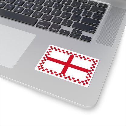 Royal African Company Flag (England) STICKER Vinyl Kiss-Cut Decal