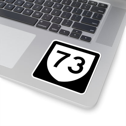PR urban primary 73 (Puerto Rico) (Road Sign) STICKER Vinyl Kiss-Cut Decal